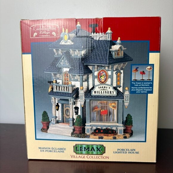 LEMAX Norma's Millinery Rare Caddington Christmas Village Collection #45049 Dept - Picture 15 of 16